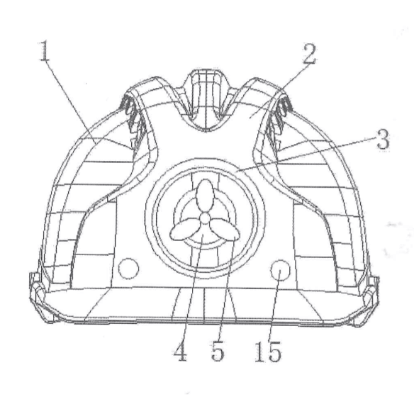 太陽能防護(hù)頭盔專利圖